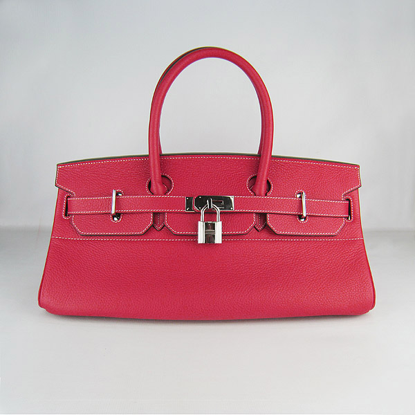 Cheap Hermes Birkin 42cm Replica Togo Leather Bag Red 6109